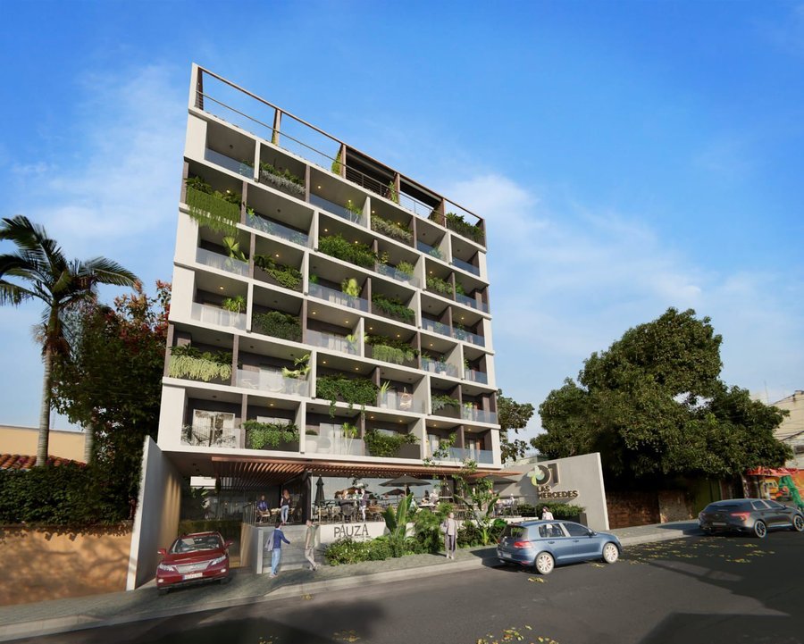 Edificio 01 Las Mercedes, fachada